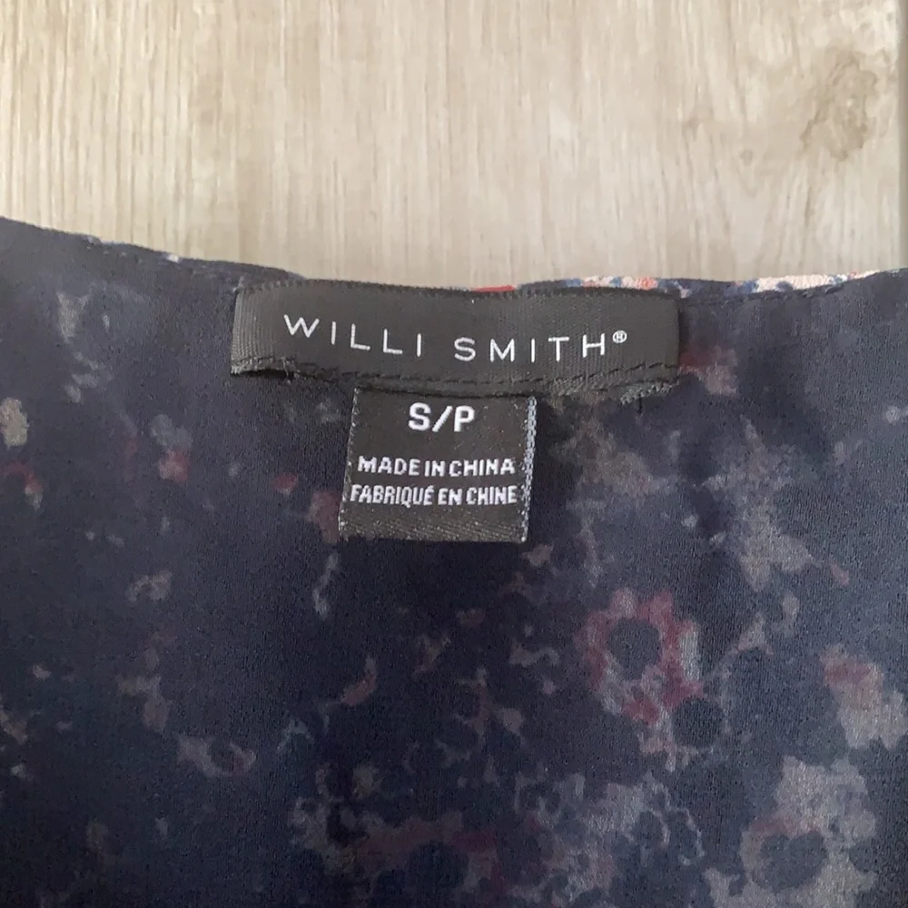 Willi Smith Light Elegant Summer Sleeveless Top Size Small Multicolored Tank Top - Picture 3 of 5
